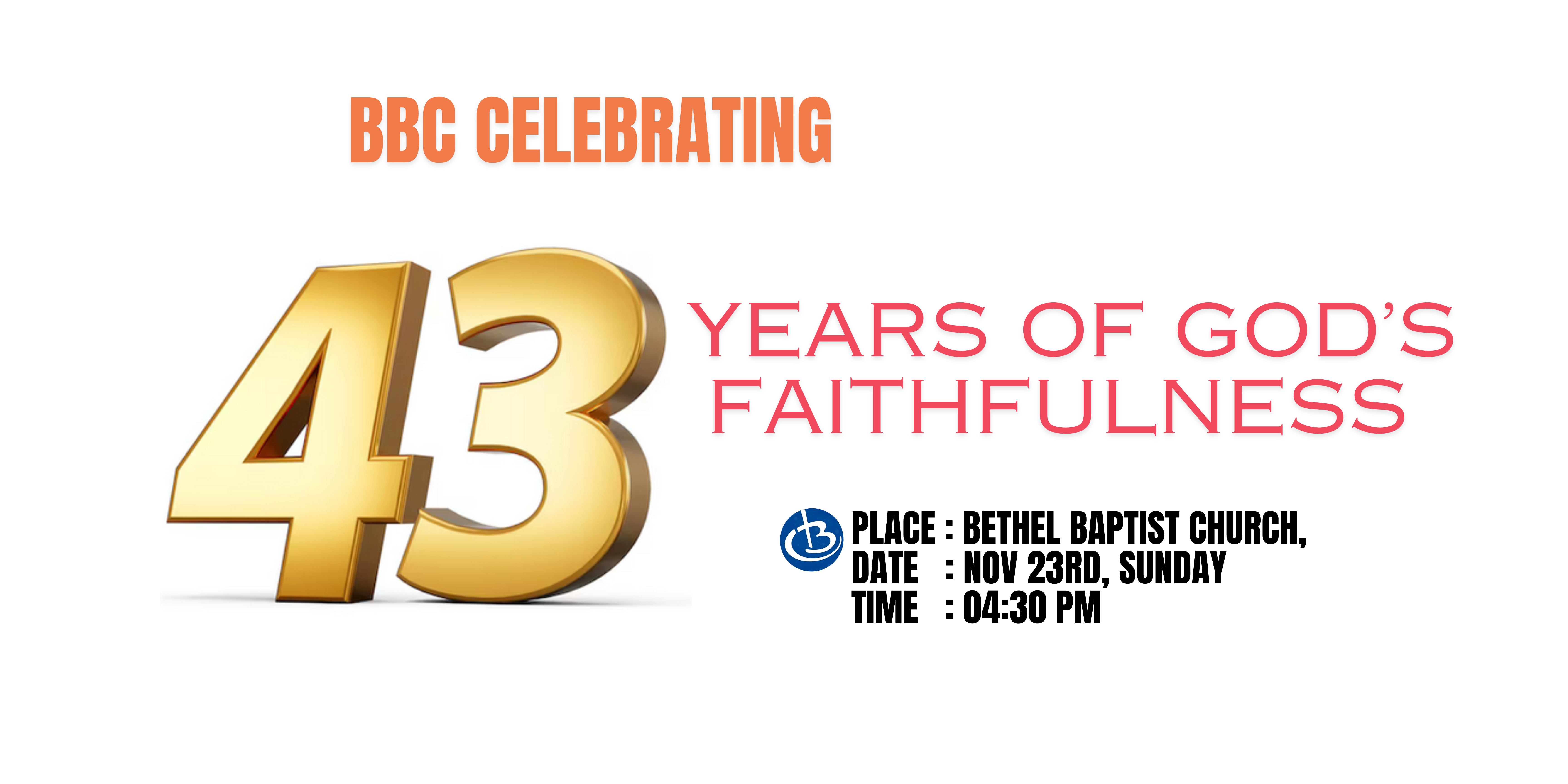 43rd Church Anniversary